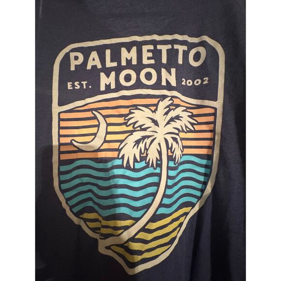 Palmetto Moon T-Shirt – Men’s XL – Graphic Beach Logo – Short Sleeve – Blue - Picture 6 of 8